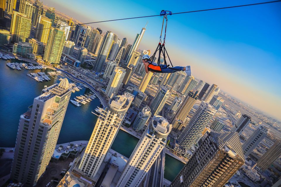 Thrilling Zip Line Experience: XLine in the Marina - 30 Unmissable Things To Do in Dubai